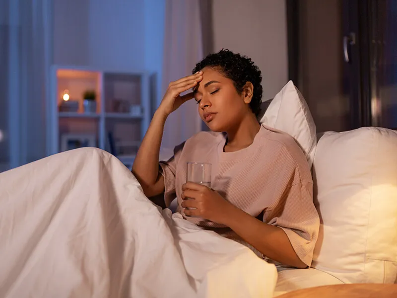 Despertares frequentes durante a noite